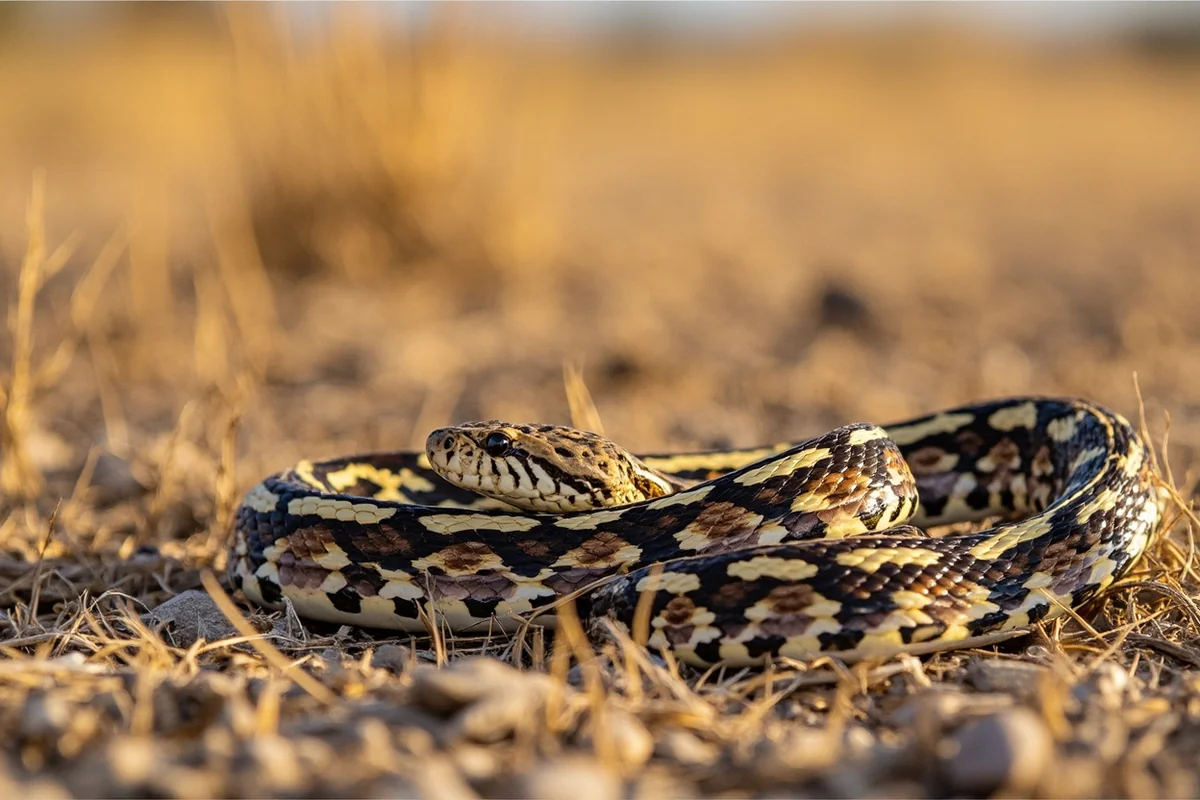 Map of Montana showing rattlesnake distribution concentrated in eastern two-thirds of state