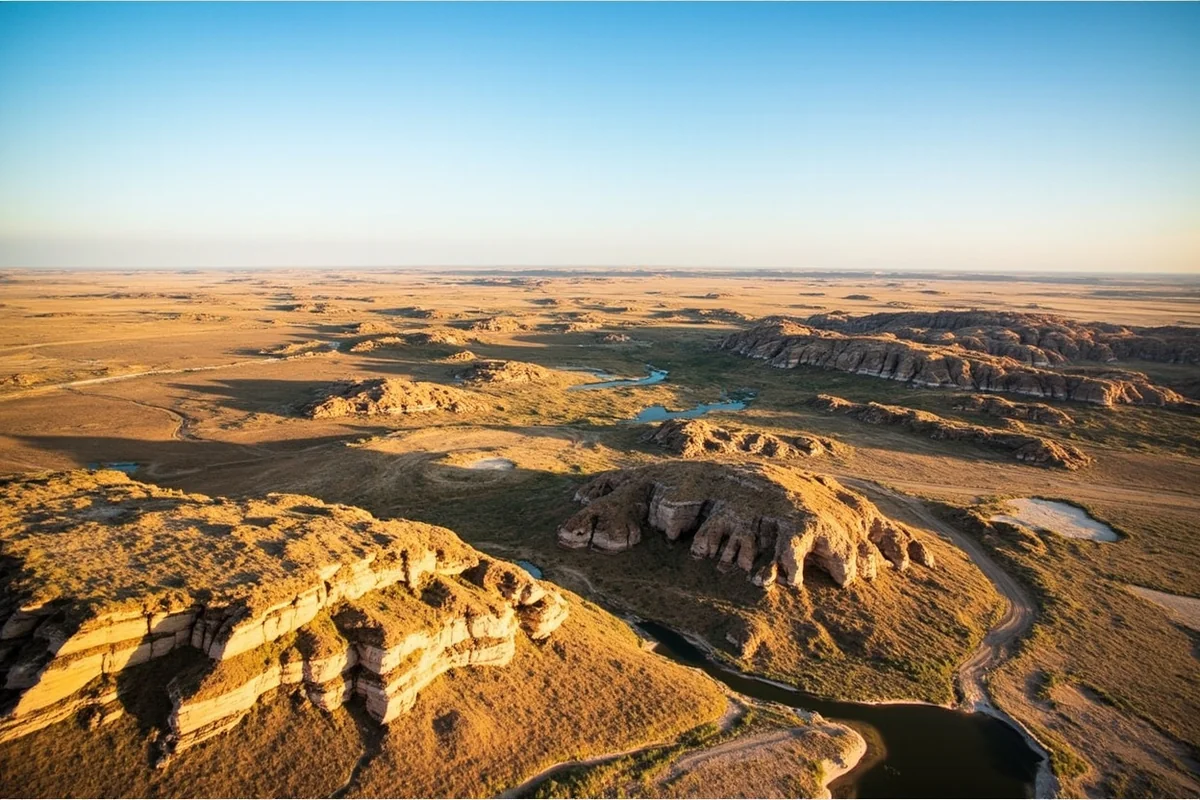 Missouri Breaks landscape showing rugged coulees and breaks terrain typical of Region 4