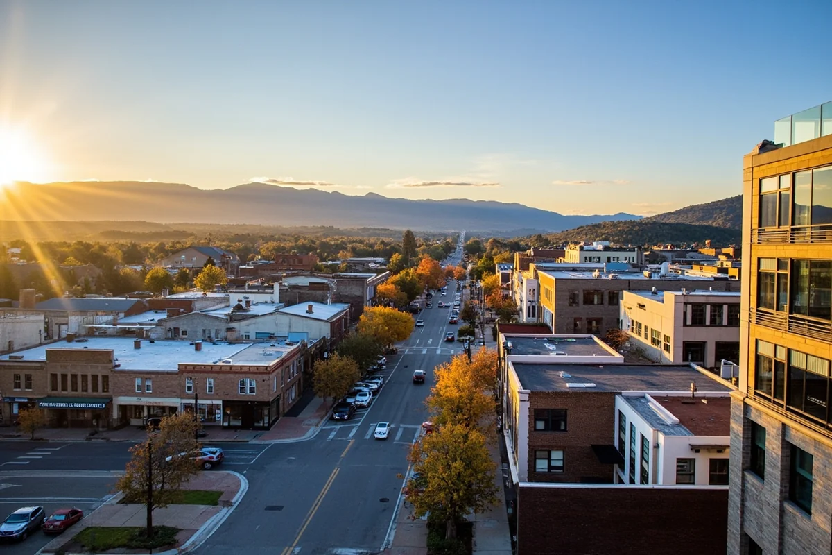 Modern Helena cityscape showing blend of historic and contemporary architecture