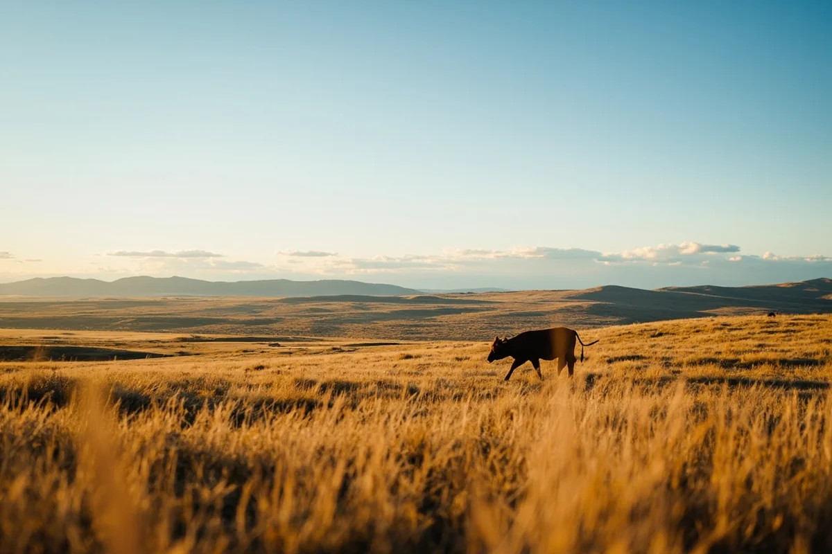 Montana countryside showing the vast open spaces that contribute to community isolation and safety