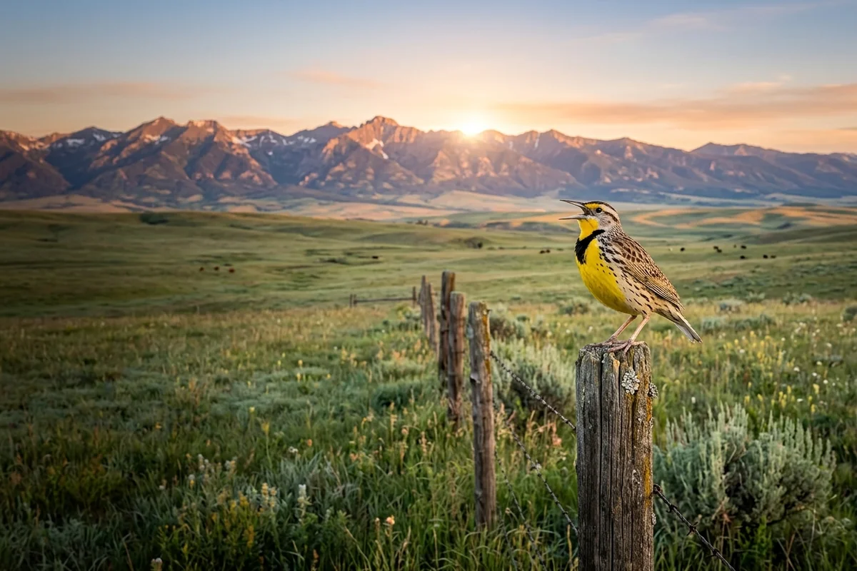 Read more about the article Montana State Bird: Your Complete Guide to Spotting the Western Meadowlark in Big Sky Country