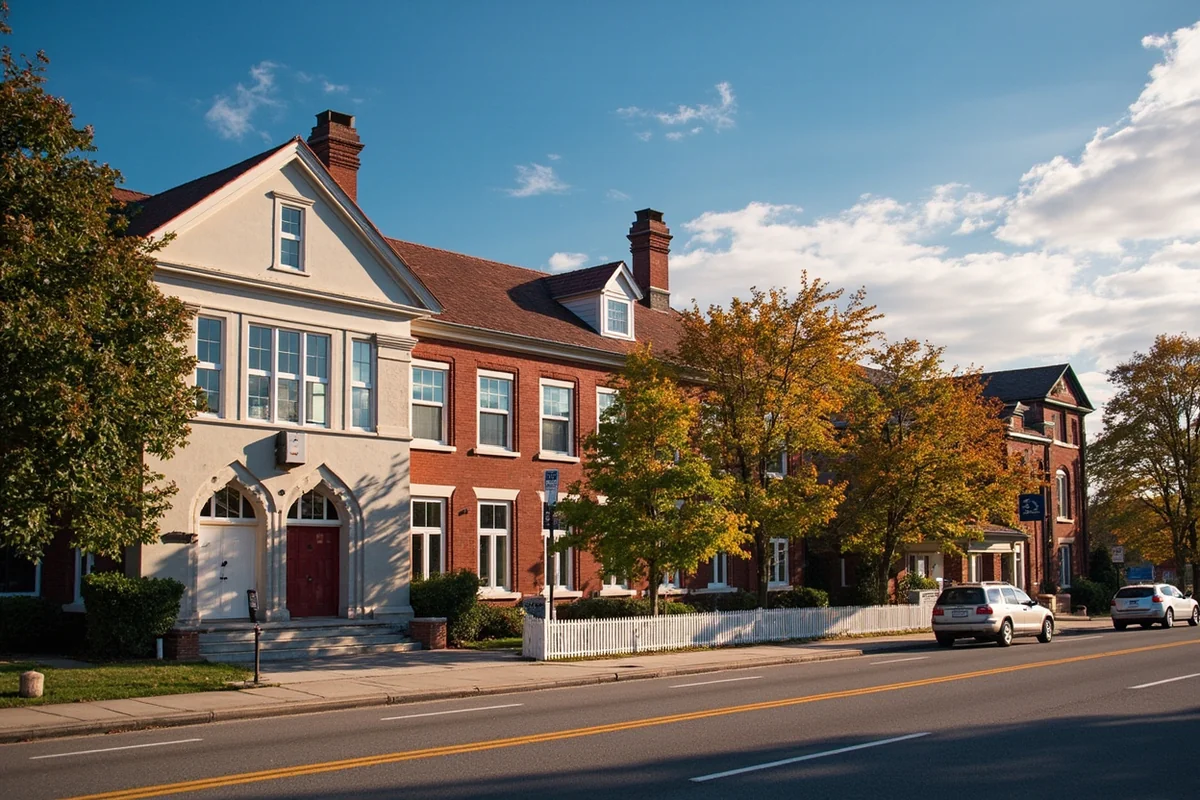 Museum at Central School exterior with historic architecture