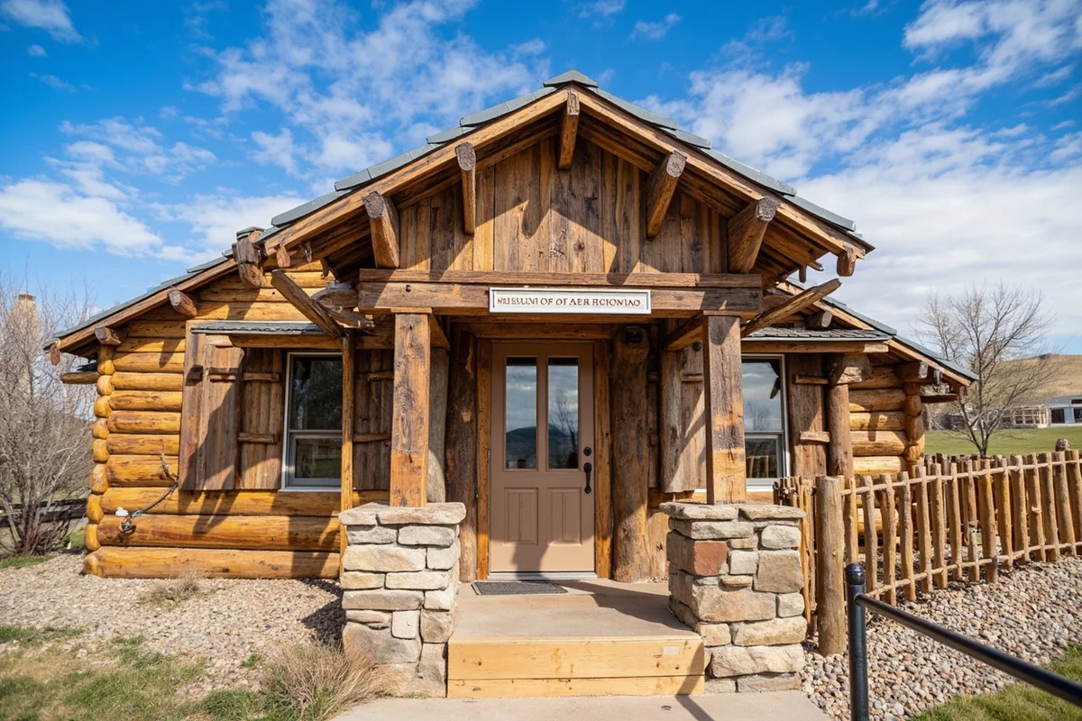 Museum of the Plains Indian in Browning, Montana exterior