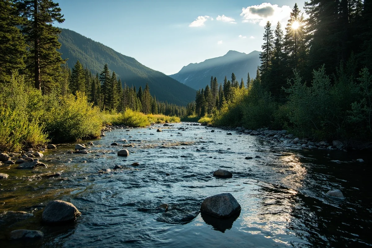 Pristine Montana river or stream demonstrating the natural beauty worth protecting