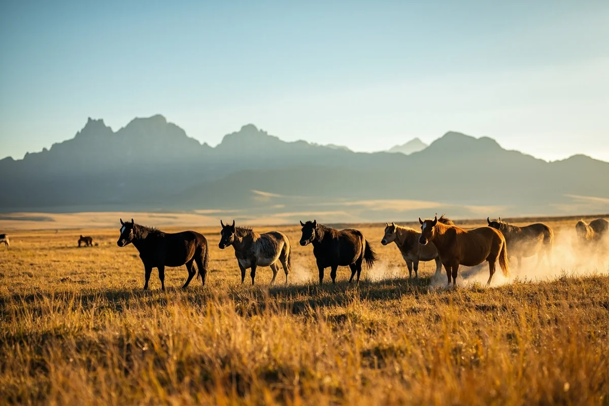 Rural Montana ranch with mountains in background, representing traditional Montana lifestyle and culture