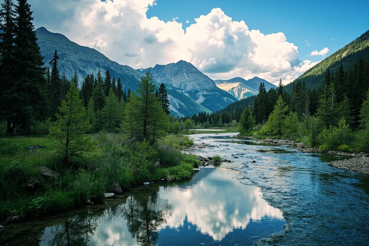 Scenic Montana river valley that inspired many Montana writers