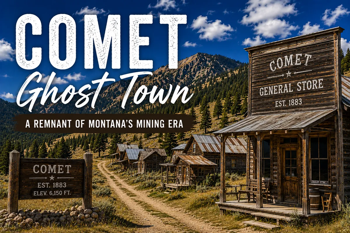 Comet Ghost Town Montana - Comet Ghost Town Montana: A Visitor's Guide to the Silent Silver Camp
