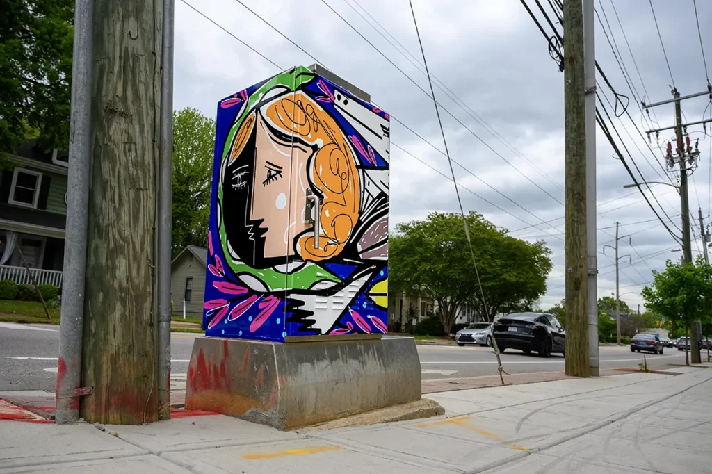 Downtown Walking Tour and Painted Signal Boxes