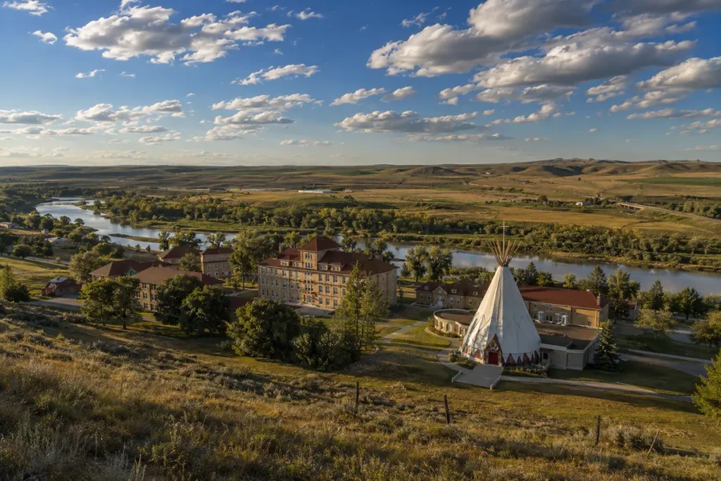 Ashland Montana St. Labre Indian School Tongue River Northern Cheyenne Reservation
