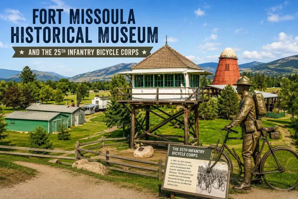 Fort Missoula museum and bicycle corps