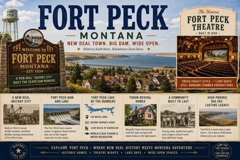 Fort Peck Montana - Fort Peck, Montana: The Complete 2026 Dam, Theatre & New Deal Town Guide