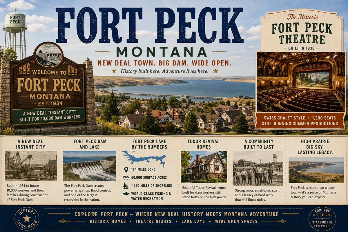 Fort Peck, Montana: The Complete 2026 Dam, Theatre & New Deal Town Guide