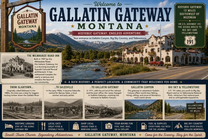 Gallatin Gateway Montana 1 - Gallatin Gateway, Montana: The Complete 2026 Inn, Canyon & US-191 Guide
