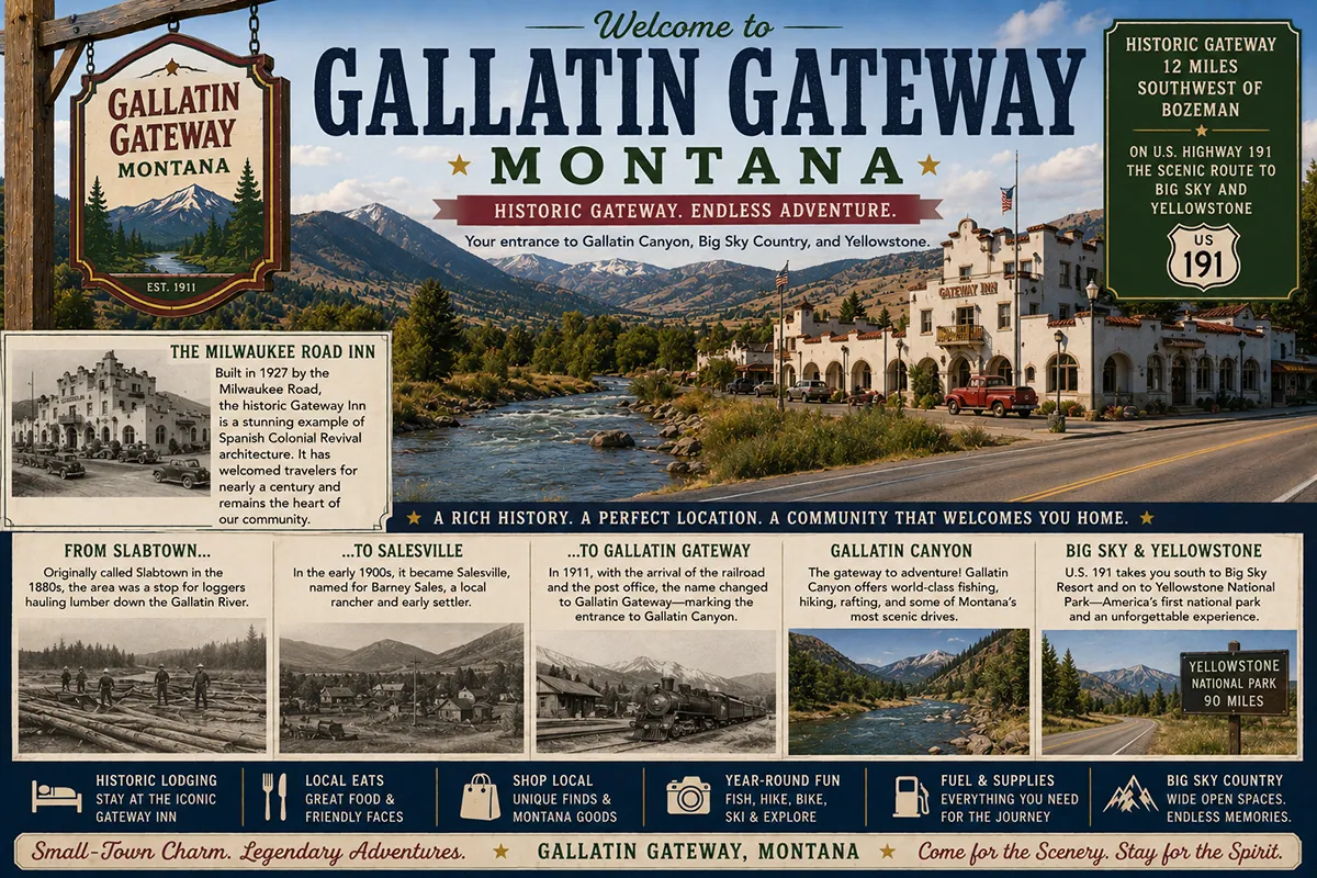 Gallatin Gateway, Montana: The Complete 2026 Inn, Canyon & US-191 Guide
