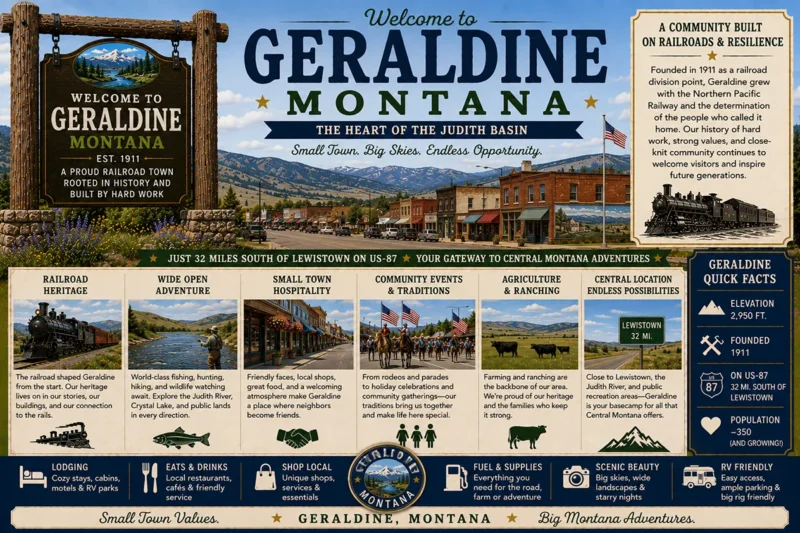 Geraldine Montana - Geraldine, Montana: The Complete 2026 Central Montana Rail & Milwaukee Depot Guide
