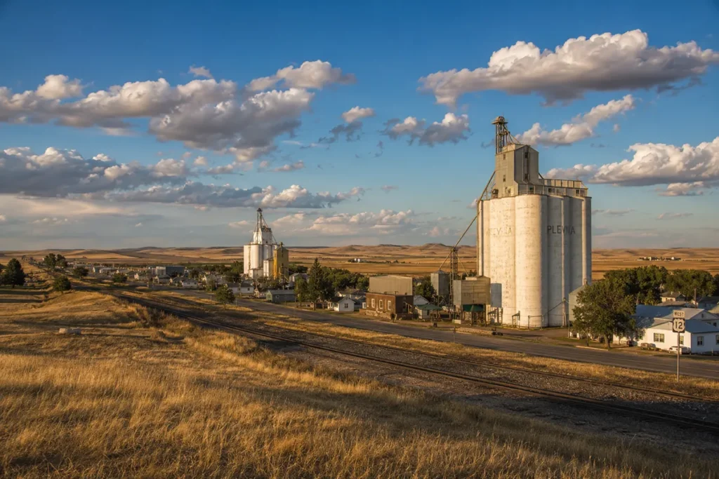 Plevna Montana Bulgarian heritage Milwaukee Road Fallon County wheat