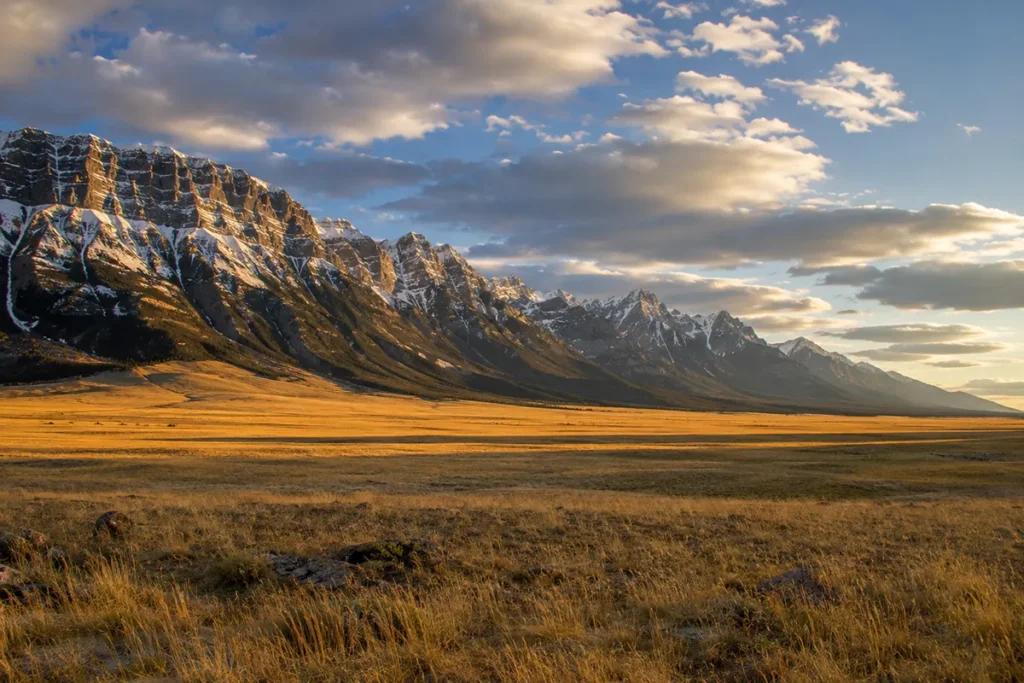 Rocky Mountain Front near Choteau, Montana — abrupt rise of mountains from prairie