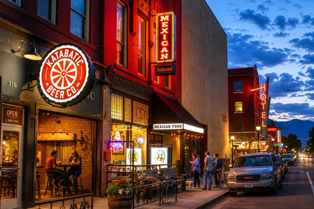 Historic Downtown and Soak in the Neon