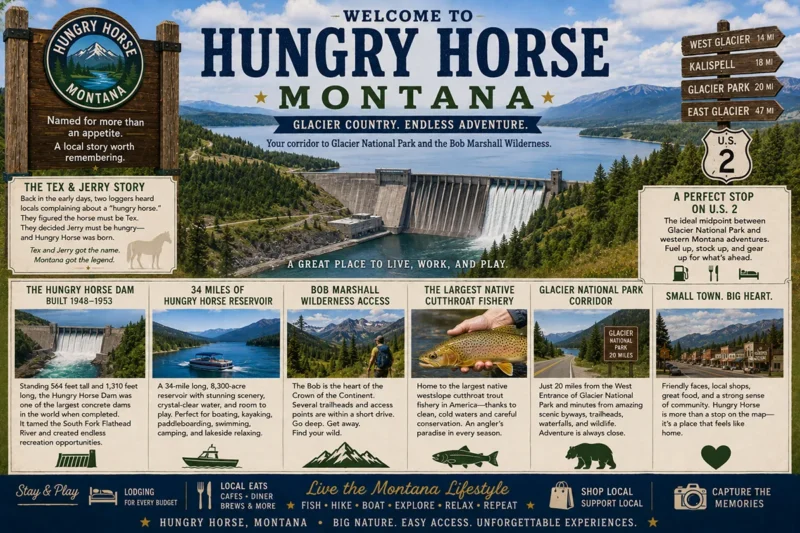 Hungry Horse Montana - Hungry Horse, Montana: The Complete 2026 Dam, Reservoir & Bob Marshall Guide