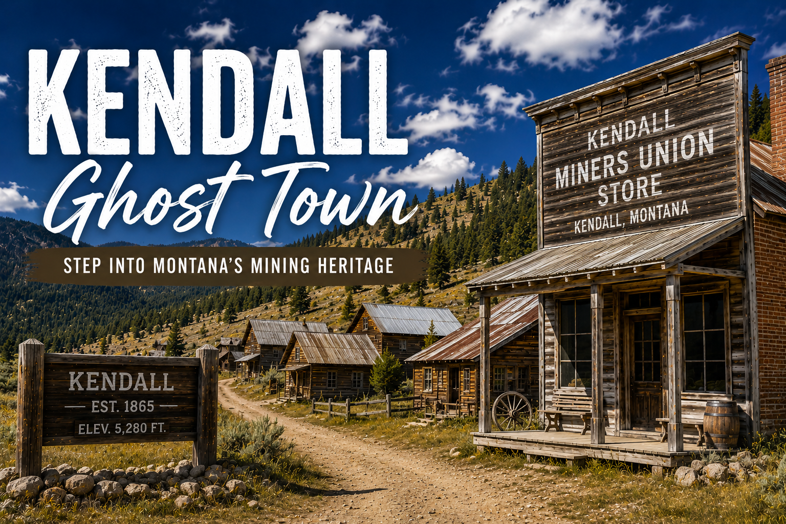 Kendall Ghost Town Montana - Kendall Ghost Town Montana: Visiting the Boy Scout Gold Camp