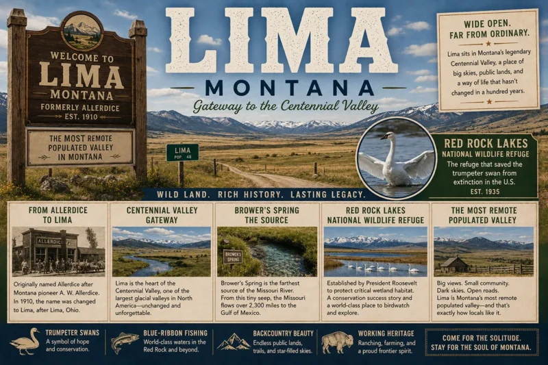 Lima Montana - Lima, Montana: The Complete 2026 Centennial Valley & Red Rock Lakes Guide