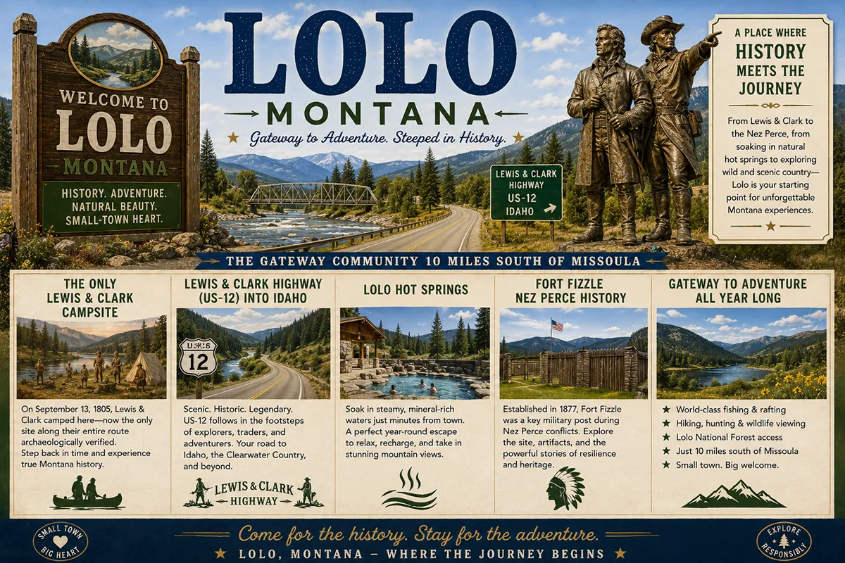Lolo, Montana: The Complete 2026 Travelers’ Rest & Lewis & Clark Highway Guide