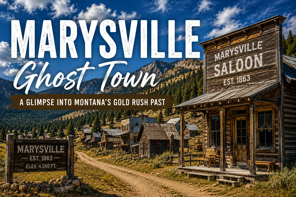 Marysville Ghost town of Montana - Marysville Ghost Town Montana: The Drumlummon Gold Mine Story