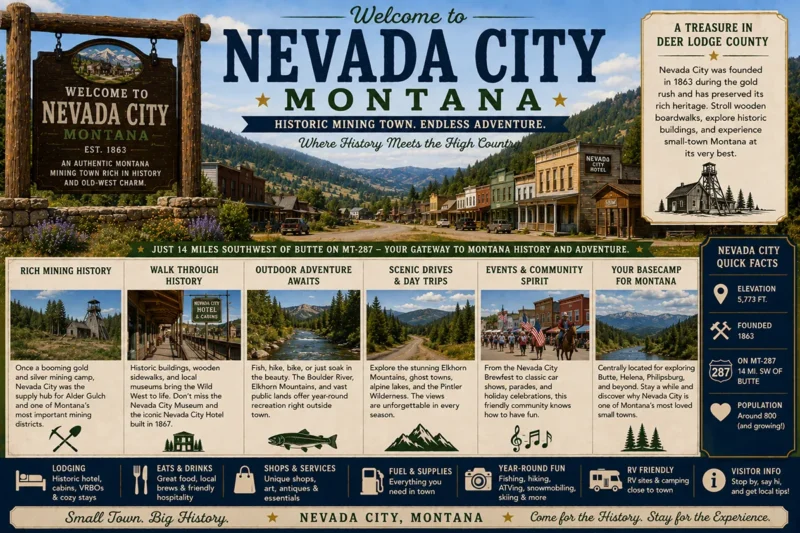 Nevada City Montana - Nevada City, Montana: The Complete 2026 Bovey Living Museum & Alder Gulch Guide