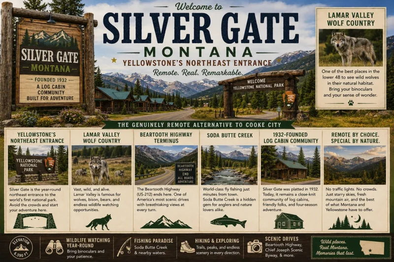 Silver Gate Montana - Silver Gate, Montana: The Complete 2026 Yellowstone NE Entrance & Quiet Alpine Guide