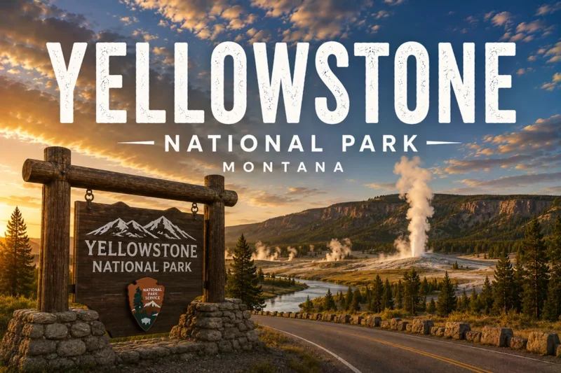 Yellowstone National Park at sunset - Yellowstone National Park, Montana Side: A Local's 2026 Complete Guide