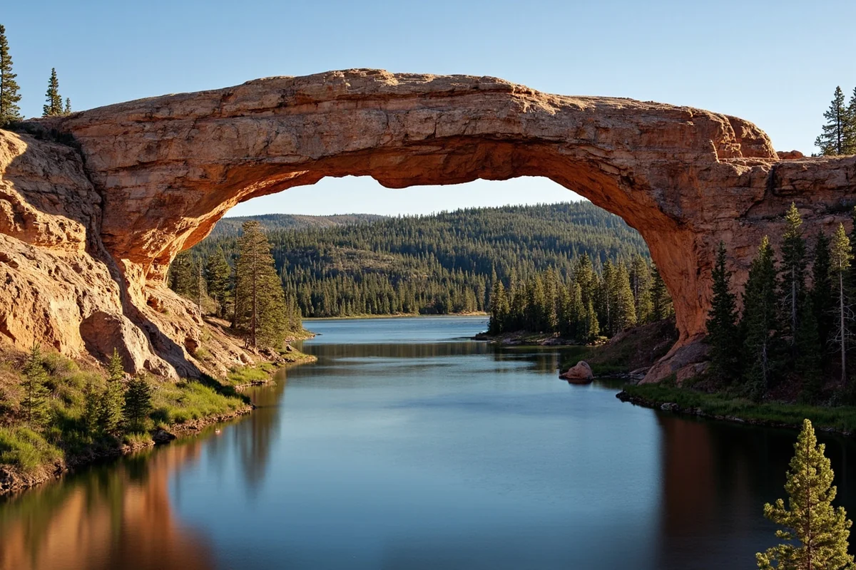 Roosevelt Arch at Gardiner, Montana - North Entrance to Yellowstone