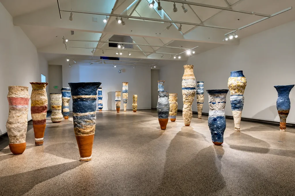 Contemporary art gallery interior at Yellowstone Art Museum in Billings, Montana
