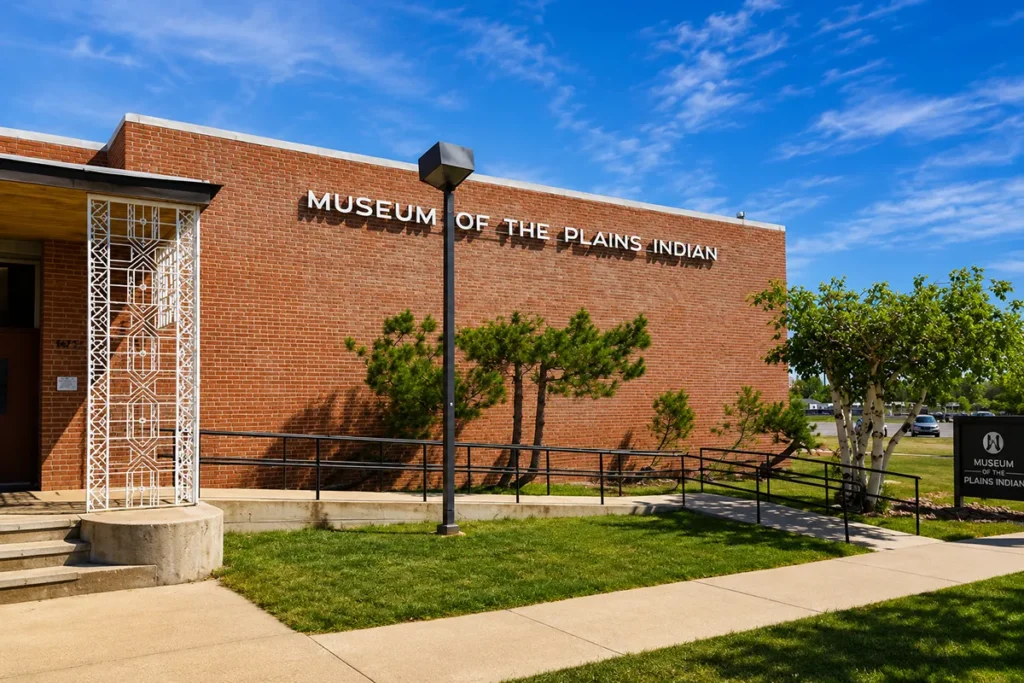 Exterior of the Museum of the Plains Indian in Browning, Montana near Glacier National Park