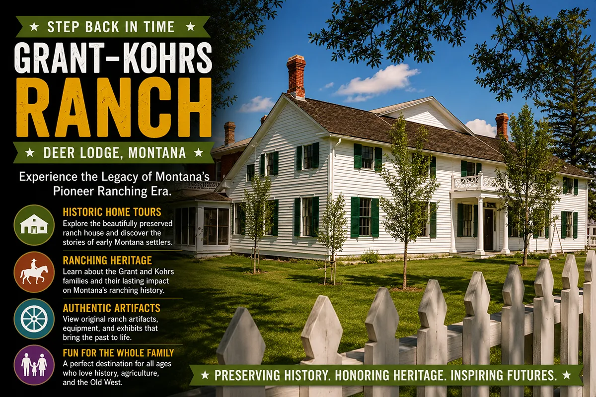 Grant-Kohrs Ranch, Deer Lodge: The Real Headquarters of a 10-Million-Acre Cattle Empire