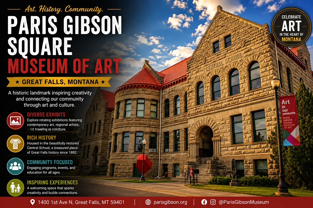 Paris Gibson Square Museum of Art: The Great Falls Schoolhouse Where 100 Sheep Helped Lay the Foundation