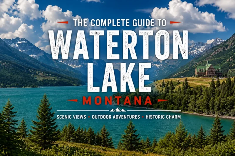 Waterton Lake Montana - Waterton Lake, Montana: Crossing Into Canada's Peace Park