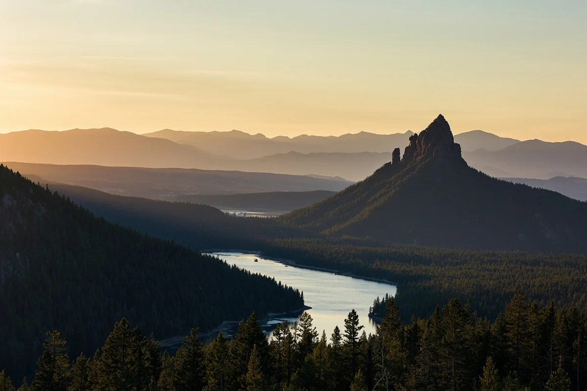 Beaverhead Rock landmark near Dillon, Montana along the Lewis and Clark Trail