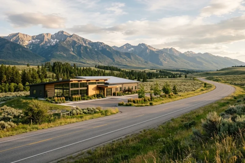 exterior of fly fishers international headquarters 1 - Fly Fishing Discovery Center, Livingston: Visitor Guide