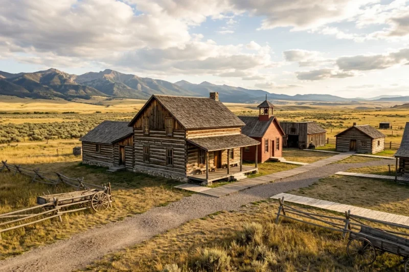 exterior of powder river historical museum complex 1 - Powder River Historical Museum, Broadus: Visitor Guide