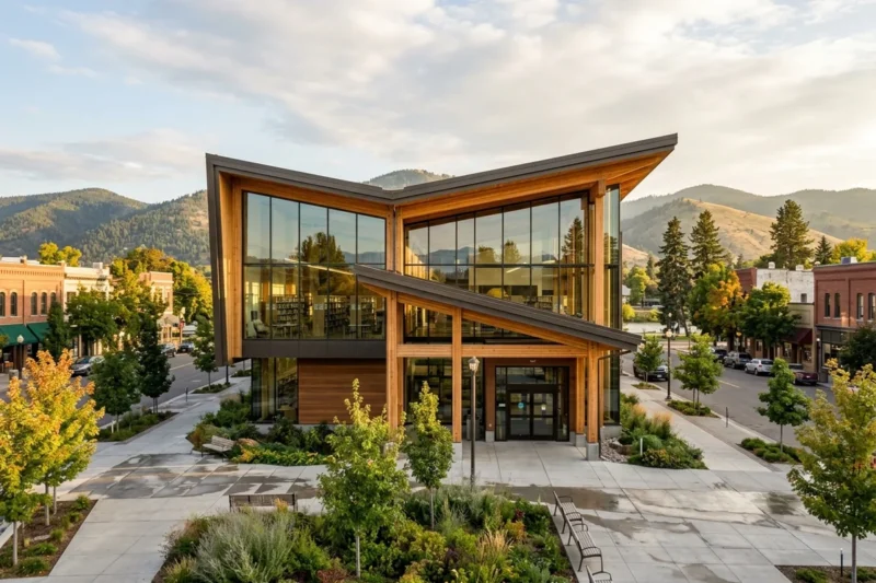 exterior of the missoula public library building h 1 - spectrUM Discovery Area, Missoula: Free Science Museum