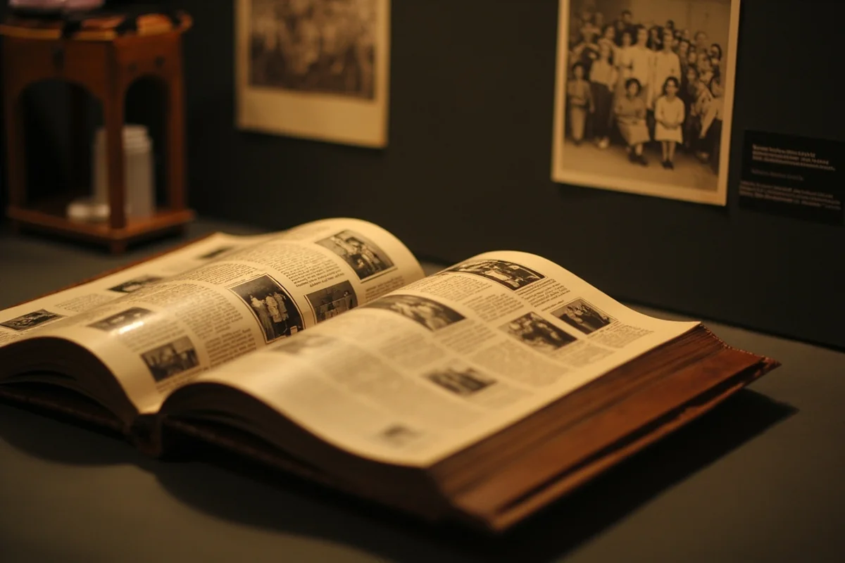 Historic 1914 Hobson High School yearbook and photographs on display at Hobson Museum