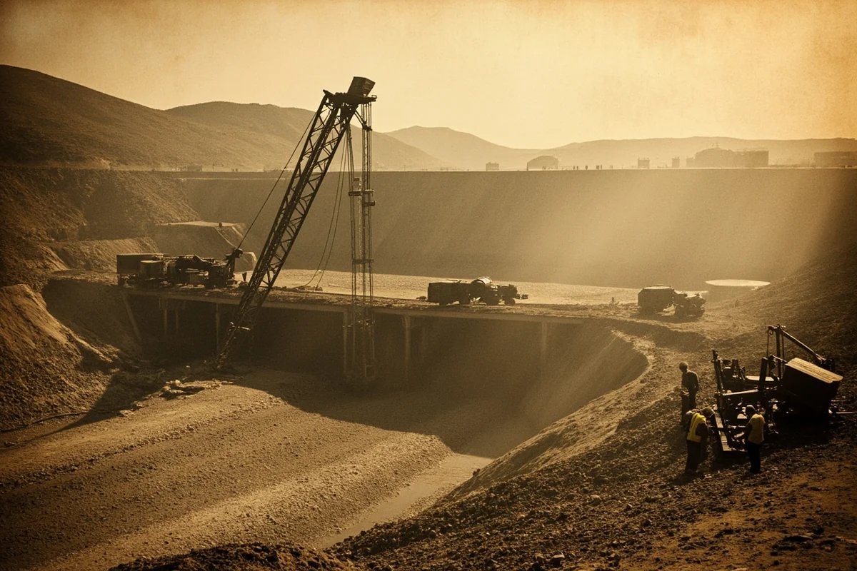 Historic Great Depression-era photographs of Fort Peck Dam construction workers on display