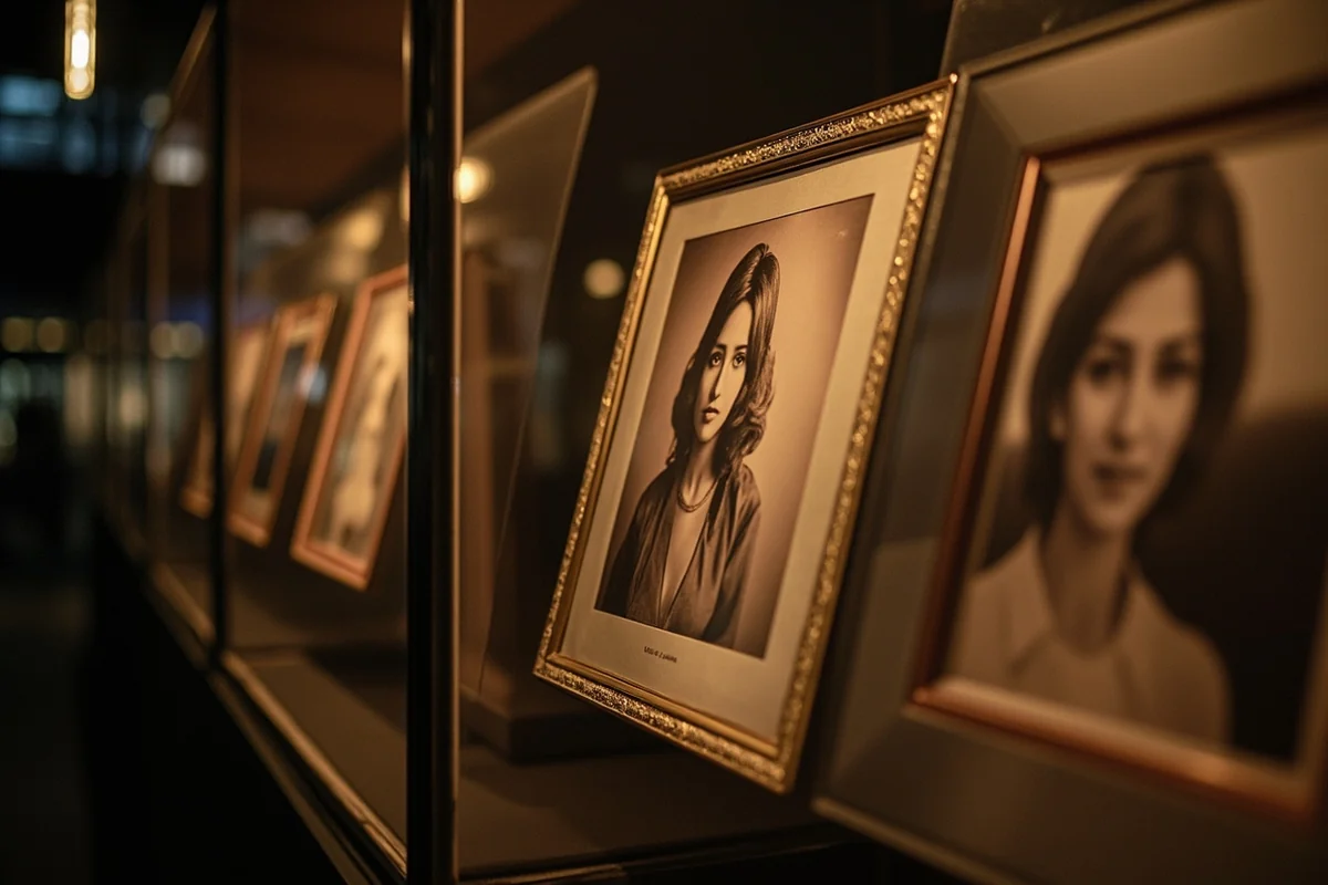 Historic photograph exhibit featuring notable Central Montana pioneers at Central Montana Museum in Lewistown