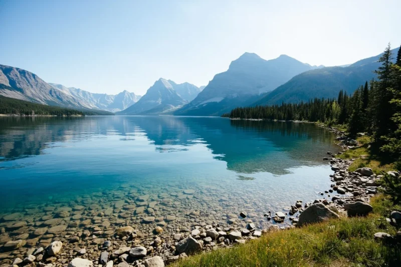 huckleberry lake in the beartooth mountains small 1 - Huckleberry Lake, Montana: Past Mystic, Off the Radar