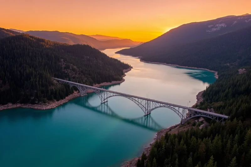 koocanusa bridge crossing lake koocanusa in northw 1 - Lake Koocanusa, Montana: The Complete Guide