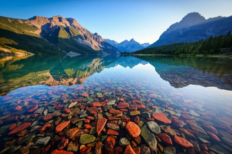 lake mcdonald in glacier national park with colorf 1 - Lake McDonald Guide: Glacier National Park's Biggest Lake