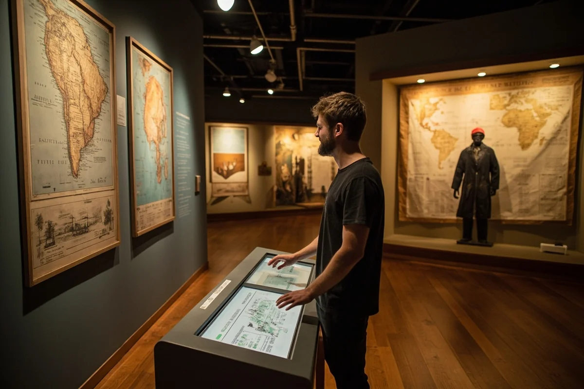 Lewis and Clark expedition interactive exhibit at Yellowstone Gateway Museum in Livingston, Montana