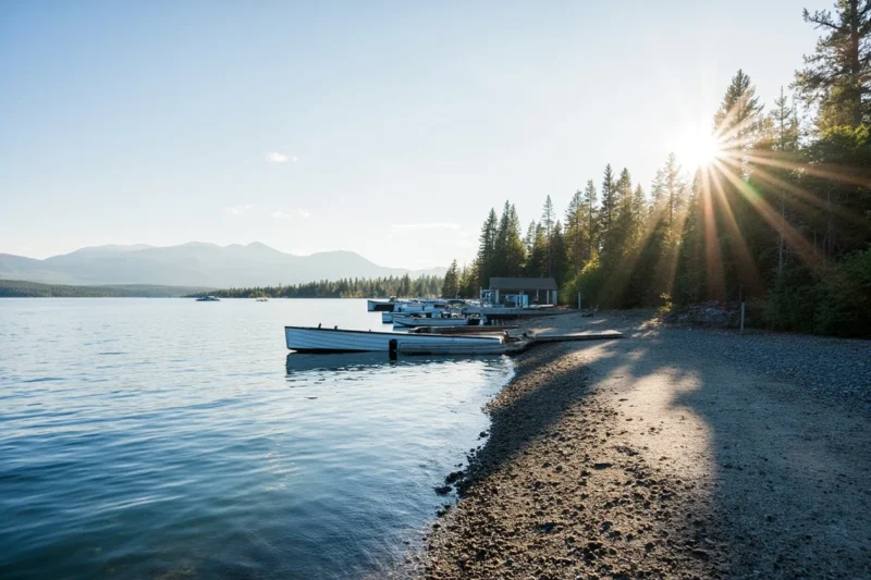 little bitterroot lake montana with calm water and 1 - Little Bitterroot Lake, Montana: The Complete Guide