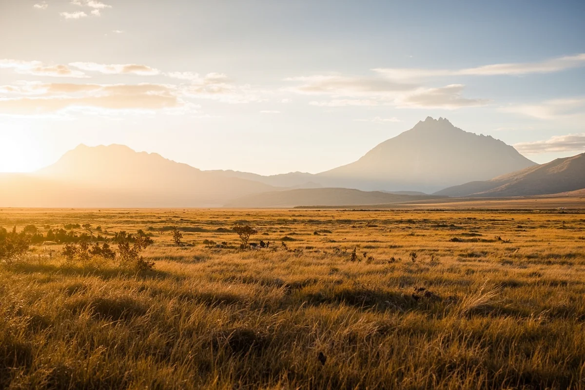 Open prairie and Rocky Mountain Front skyline visible from Duck Lake Montana