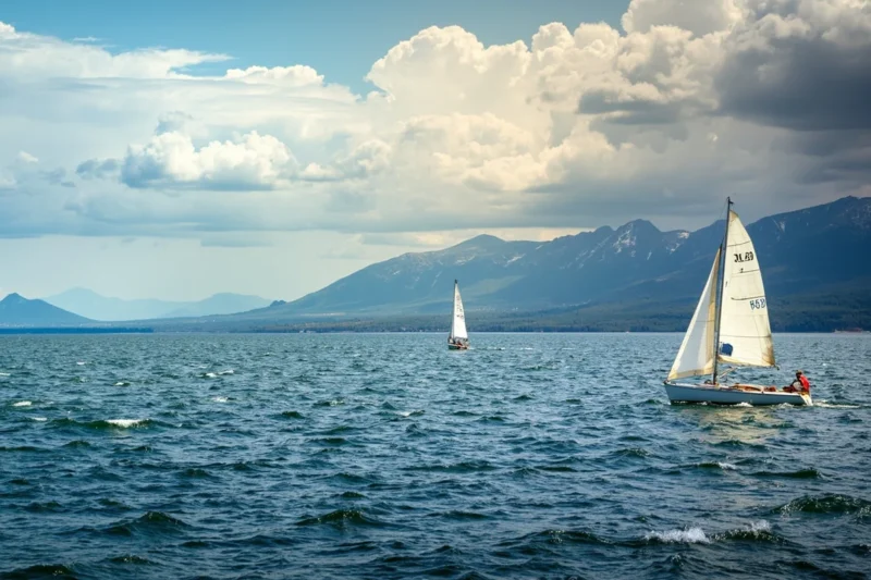 sailboats on canyon ferry lake near helena montana 1 - Canyon Ferry Lake, Montana: The Complete Guide
